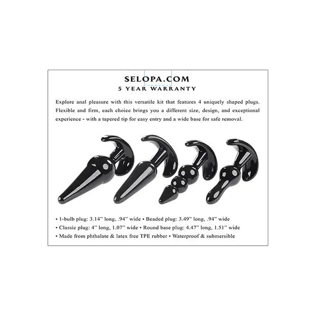 Selopa Intro to Plugs - Black