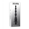 Selopa Vibrating Butt Beads - Black