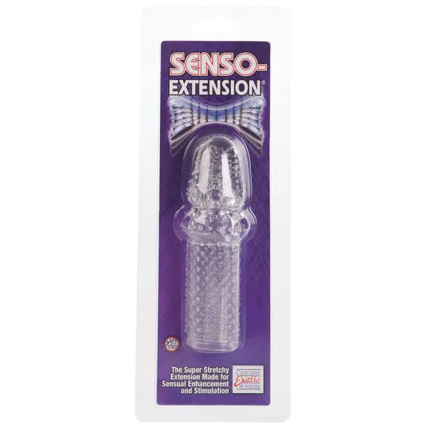 Senso Silicone Extension - Clear - Penis Enhancement
