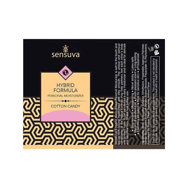 Sensuva Hybrid Personal Moisturizer, 1.93 oz Cotton Candy