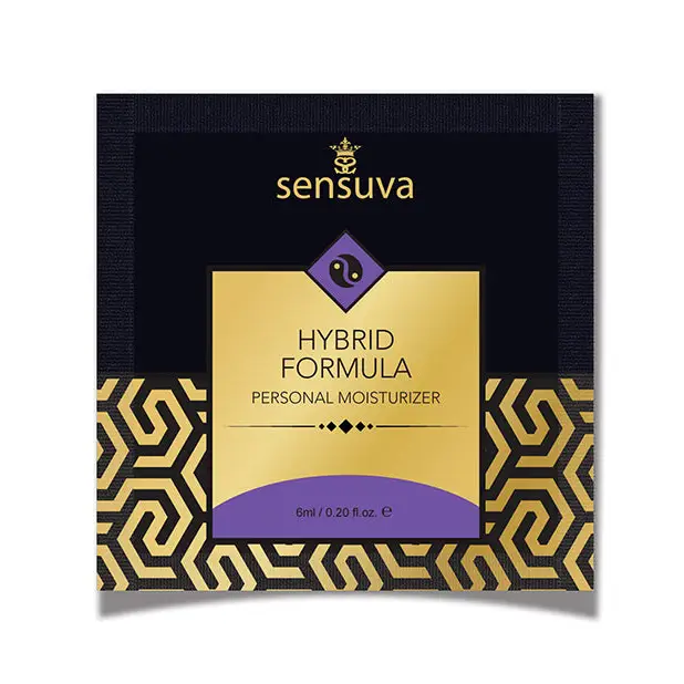 Sensuva Hybrid Personal Moisturizer Single Use Packet, 6 ml Unscented