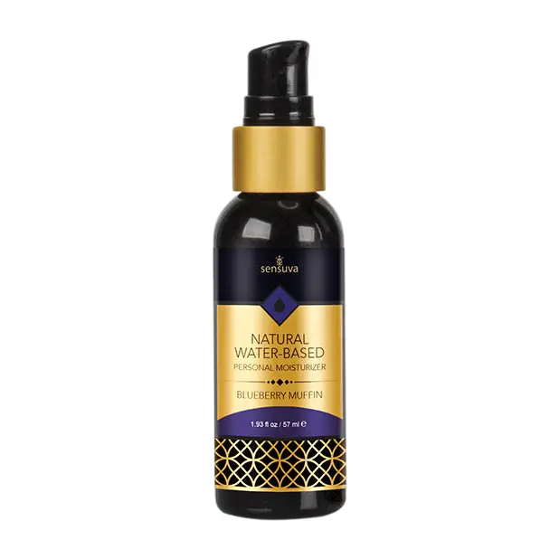 Sensuva Natural Water Based Personal Moisturizer, 1.93 oz Blueberry Muffin