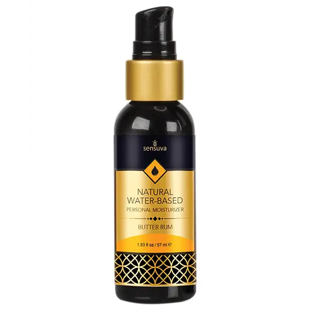 Sensuva Natural Water Based Personal Moisturizer, 1.93 oz Butter Rum