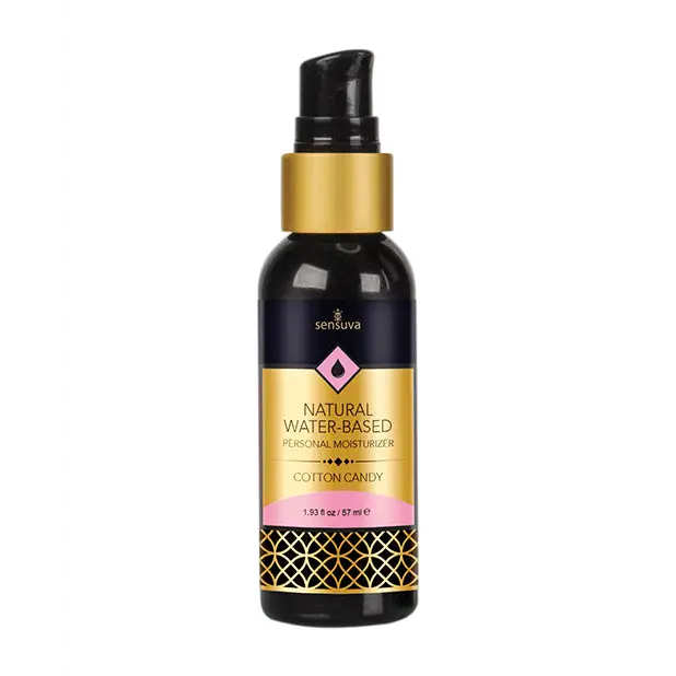 Sensuva Natural Water Based Personal Moisturizer, 1.93 oz Cotton Candy