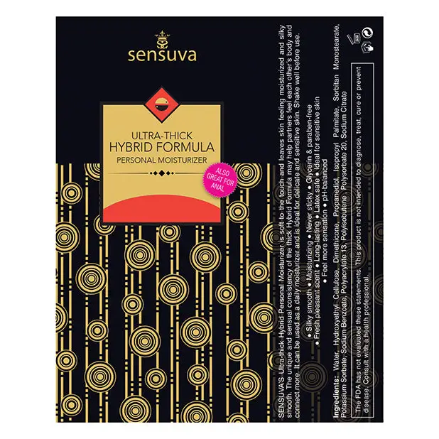 Sensuva Ultra Thick Hybrid Personal Moisturizer, 1.7 oz Strawberry