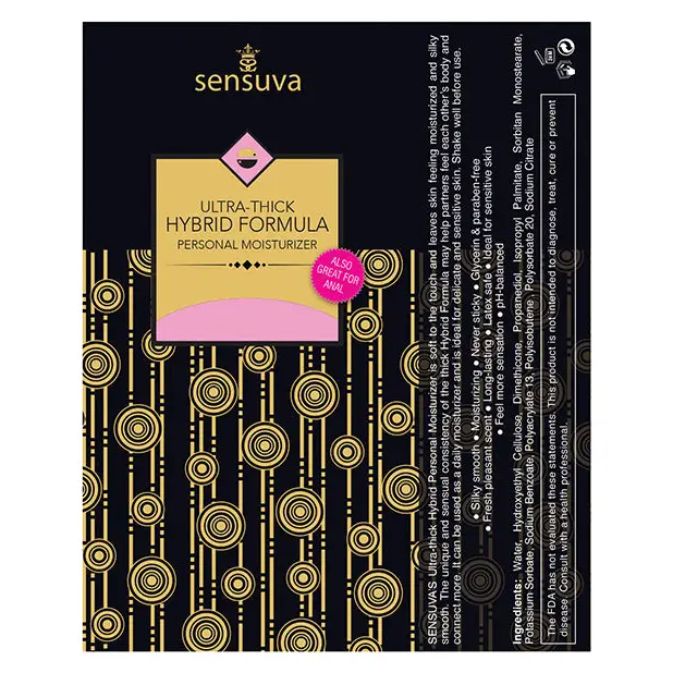 Sensuva Ultra Thick Hybrid Personal Moisturizer, 3.38 oz Cotton Candy
