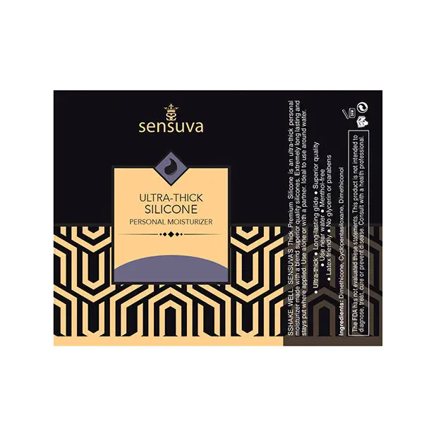 Sensuva Ultra Thick Silicone Personal Moisturizer - 5.1 oz - Lubricants