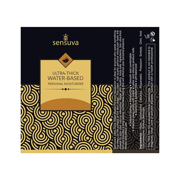 Sensuva Ultra Thick Water Based Personal Moisturizer, 1.93 oz Salted Caramel