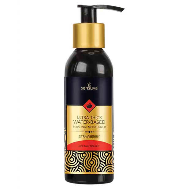 Sensuva Ultra Thick Water Based Personal Moisturizer, 4.23 oz Strawberry