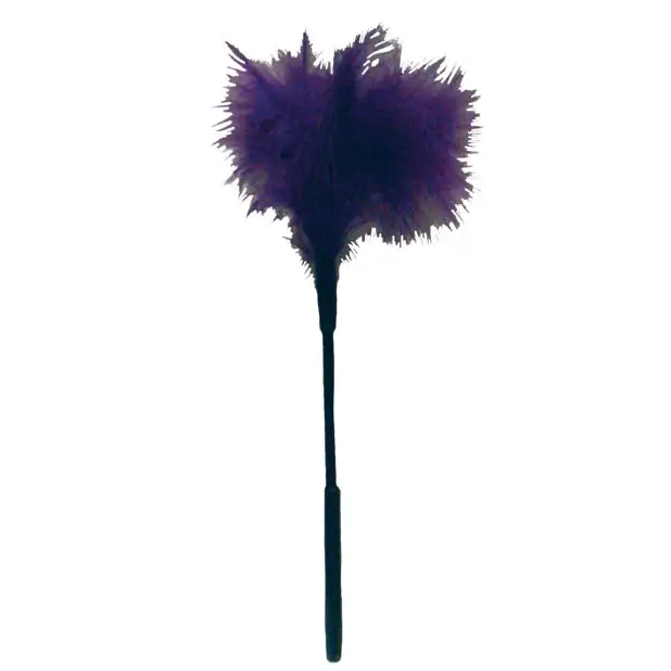 Sex & Mischief Feather Tickler - Purple - Bondage Blindfolds & Restraints