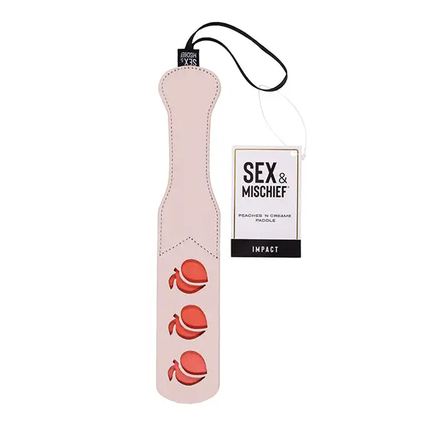 Sex & Mischief Peaches ’n CreaMe Paddle - Bondage Blindfolds & Restraints