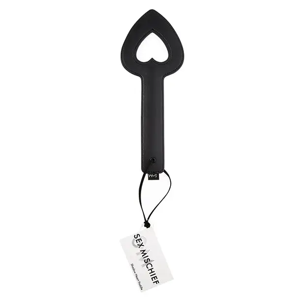 Sex & Mischief Shadow Heart Paddle, Black