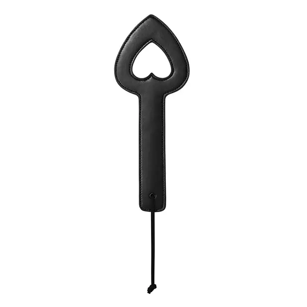 Sex & Mischief Shadow Heart Paddle, Black