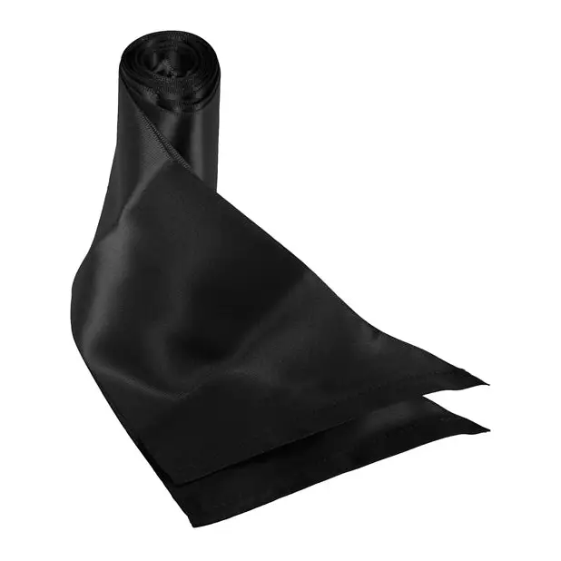 Sex & Mischief Silky Sash Restraints - Black - Bondage Blindfolds & Restraints