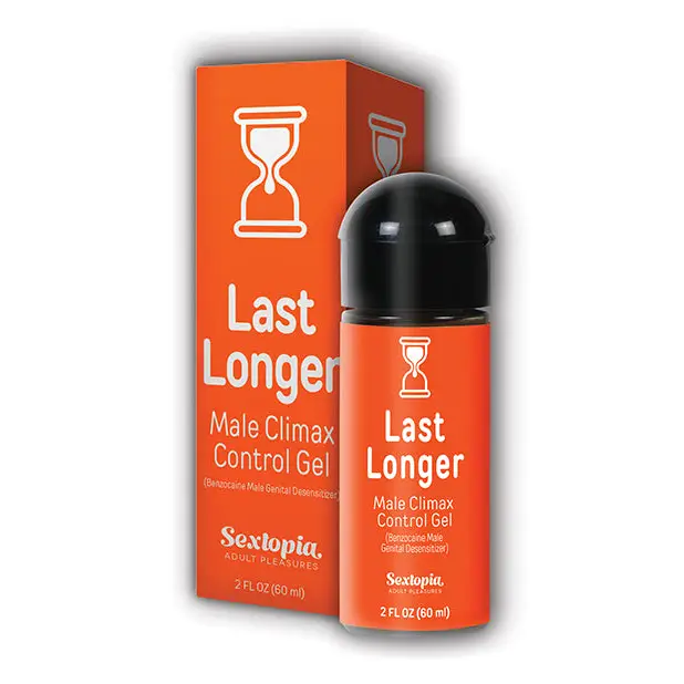 Sextopia Last Longer Male Climax Control Gel - 2 oz Bottle
