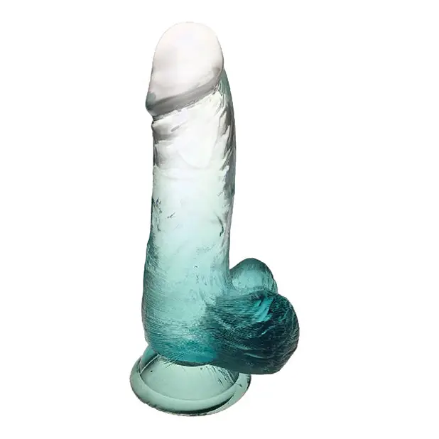 Shades Jelly TPR Gradient Dong Small, Emerald