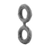 Shaft Double C-Ring - Large Gray - Penis Enhancement