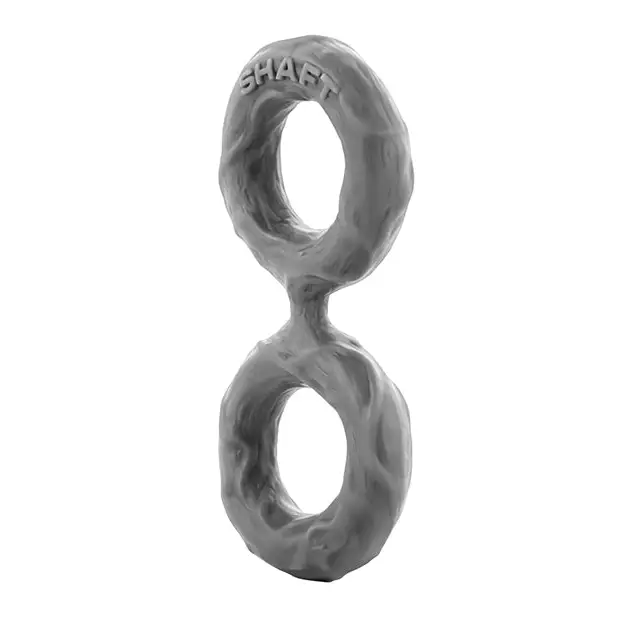 Shaft Double C-Ring - Medium Gray - Penis Enhancement