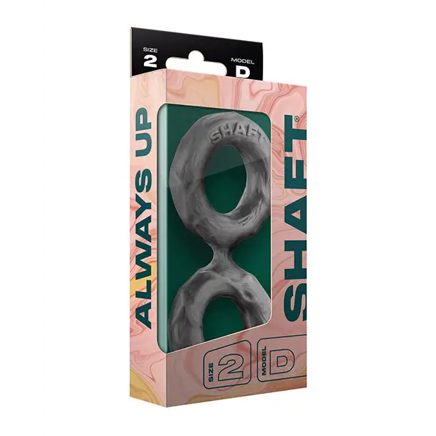 Shaft Double C-Ring - Medium Gray - Penis Enhancement