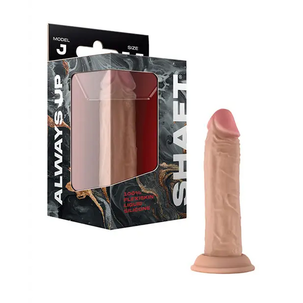 Shaft Model J Flexskin Liquid Silicone 5.5’’ Dong - Pine - Dongs & Dildos
