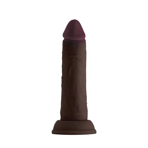 Shaft Model J Flexskin Liquid Silicone 6.5’’ Dong - Mahogany - Dongs & Dildos