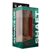 Shaft Model N Flexskin Liquid Silicone 8.5’’ Side Curve Dong w/Balls - Oak - Dongs & Dildos