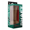 Shaft Model N Flexskin Liquid Silicone 9.5’’ Side Curve Dong w/Balls - Oak - Dongs & Dildos