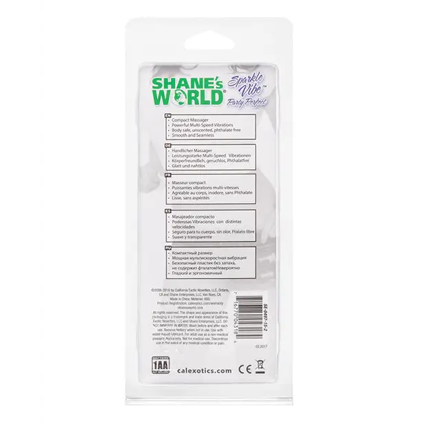 Shane’s World Sparkle Vibe - Green - Vibrators
