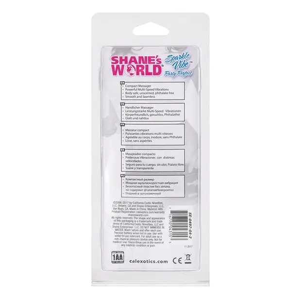 Shane’s World Sparkle Vibe - Pink - Vibrators