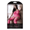 Sheer Fantasy To the Moon Multi Garter Bodystocking Neon Pink QN