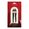 Sheer Lace Top Stocking Black O/S