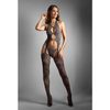 Sheer Worth The Wait Floral Fishnet Bodystocking w/G-String - Grey O/S - Lingerie - Packaged
