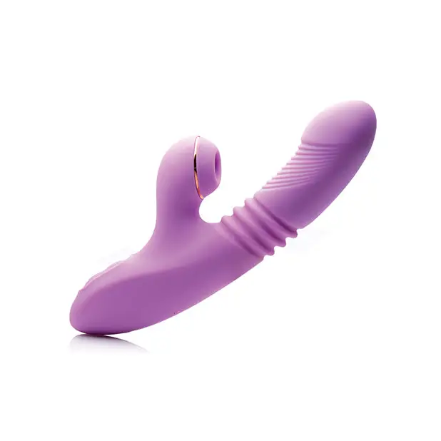 Shegasm Pro Thrust Thrusting Suction Rabbit, Purple