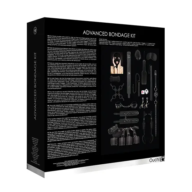 Shots Advanced Bondage Kit, Black