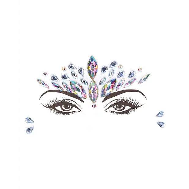 Shots Bliss Dazzling Crowned Face Bling Sticker O/S