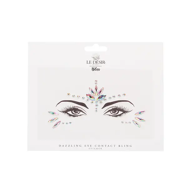 Shots Bliss Dazzling Eye Bling Sticker O/S - Body Wear