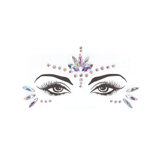 Shots Bliss Dazzling Eye Bling Sticker O/S - Body Wear