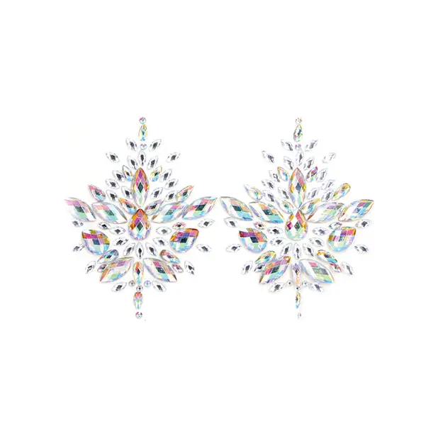 Shots Bliss Dazzling Nipple Bling Sticker O/S - Body Wear
