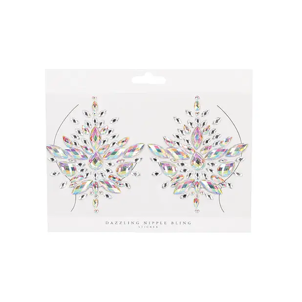 Shots Bliss Dazzling Nipple Bling Sticker O/S - Body Wear