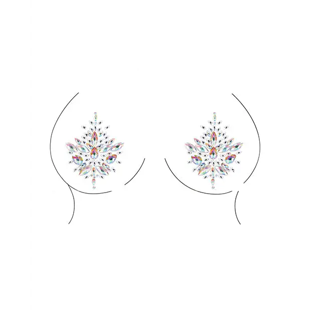 Shots Bliss Dazzling Nipple Bling Sticker O/S - Body Wear