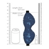 Shots Denim Eye Mask - Blue - Bondage Blindfolds & Restraints