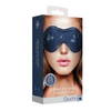 Shots Denim Eye Mask - Blue - Bondage Blindfolds & Restraints