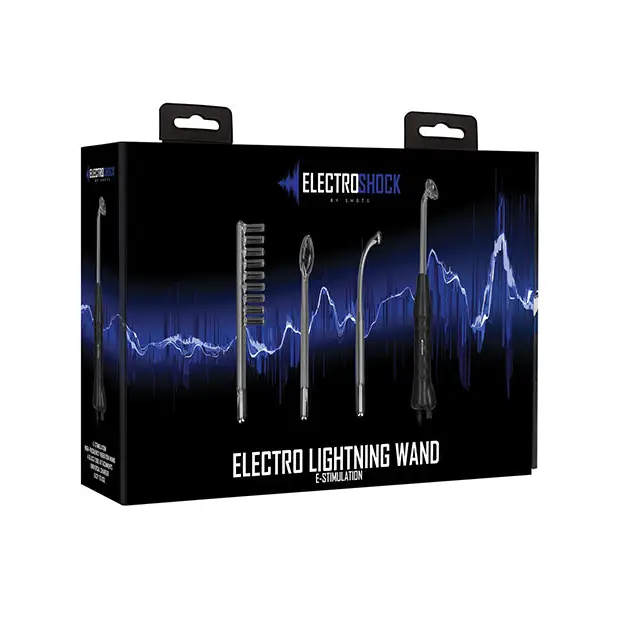 Shots Electroshock Lightning Wand, Black