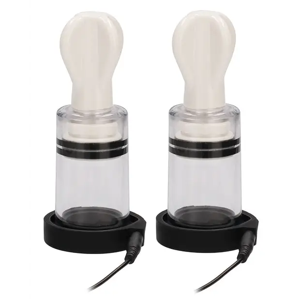 Shots Electroshock Nipple Suckers, Clear