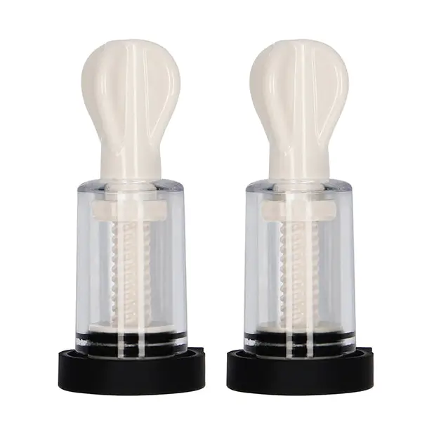 Shots Electroshock Nipple Suckers, Clear