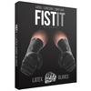 Shots Fist It Latex Short Gloves - Black - Bondage Blindfolds & Restraints