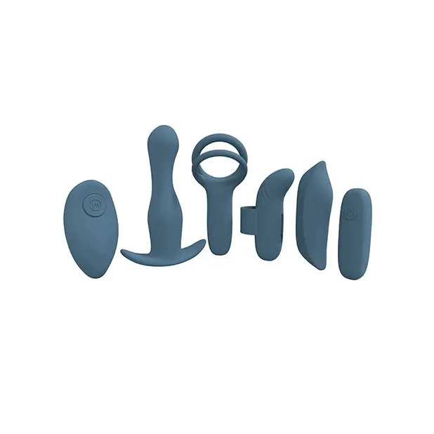 Shots LoveLine Supreme Weekend Kit - Blue Grey - Stimulators