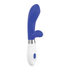 Shots Luminous Achilles Silicone 10 Speed Rabbit Vibrator, Royal Blue