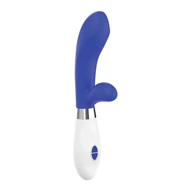 Shots Luminous Achilles Silicone 10 Speed Rabbit Vibrator, Royal Blue