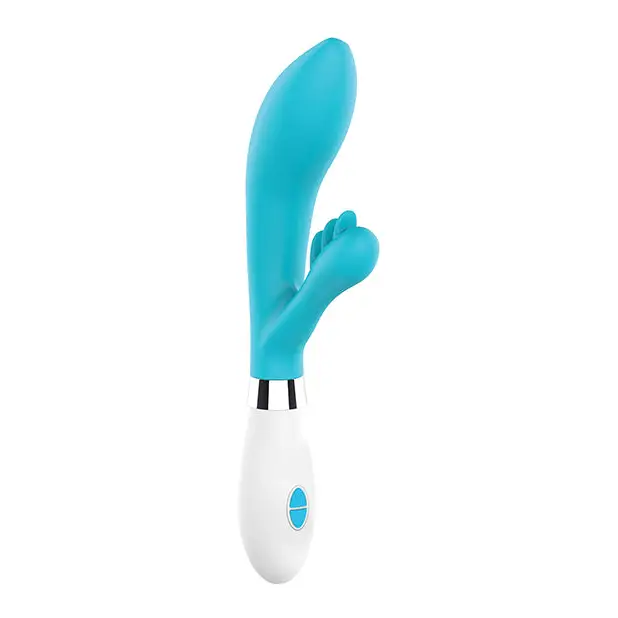 Shots Luminous Agave Silicone 10 Speed Rabbit, Turquoise